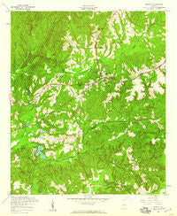 Geneva Georgia Historical topographic map, 1:24000 scale, 7.5 X 7.5 Minute, Year 1955