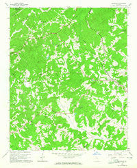 Gillsville Georgia Historical topographic map, 1:24000 scale, 7.5 X 7.5 Minute, Year 1964
