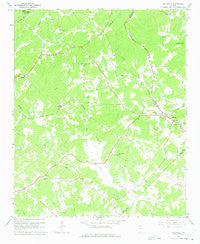 Gillsville Georgia Historical topographic map, 1:24000 scale, 7.5 X 7.5 Minute, Year 1964