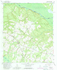 Girard Georgia Historical topographic map, 1:24000 scale, 7.5 X 7.5 Minute, Year 1964