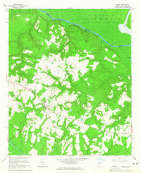 Girard Georgia Historical topographic map, 1:24000 scale, 7.5 X 7.5 Minute, Year 1964