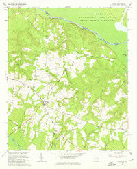 Girard Georgia Historical topographic map, 1:24000 scale, 7.5 X 7.5 Minute, Year 1964