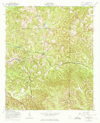 Glen Alta Georgia Historical topographic map, 1:24000 scale, 7.5 X 7.5 Minute, Year 1955