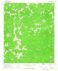 Glenn Georgia Historical topographic map, 1:24000 scale, 7.5 X 7.5 Minute, Year 1964
