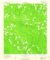 Glennville SE Georgia Historical topographic map, 1:24000 scale, 7.5 X 7.5 Minute, Year 1958
