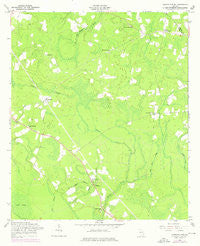 Glennville SE Georgia Historical topographic map, 1:24000 scale, 7.5 X 7.5 Minute, Year 1958