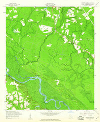 Glennville SW Georgia Historical topographic map, 1:24000 scale, 7.5 X 7.5 Minute, Year 1958