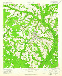 Glennville Georgia Historical topographic map, 1:24000 scale, 7.5 X 7.5 Minute, Year 1958