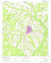 Glennville Georgia Historical topographic map, 1:24000 scale, 7.5 X 7.5 Minute, Year 1958