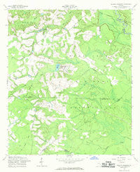 Glissons Millpond Georgia Historical topographic map, 1:24000 scale, 7.5 X 7.5 Minute, Year 1958