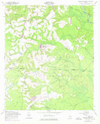 Glissons Millpond Georgia Historical topographic map, 1:24000 scale, 7.5 X 7.5 Minute, Year 1958