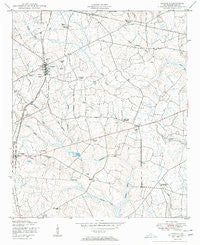 Gough Georgia Historical topographic map, 1:24000 scale, 7.5 X 7.5 Minute, Year 1950