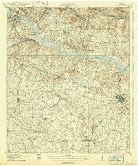 Gough Georgia Historical topographic map, 1:62500 scale, 15 X 15 Minute, Year 1919