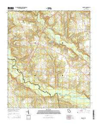 Grange Georgia Current topographic map, 1:24000 scale, 7.5 X 7.5 Minute, Year 2014