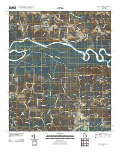 Grays Landing Georgia Historical topographic map, 1:24000 scale, 7.5 X 7.5 Minute, Year 2011