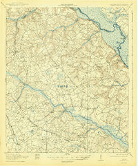 Greens Cut Georgia Historical topographic map, 1:62500 scale, 15 X 15 Minute, Year 1920