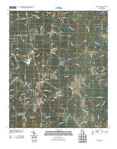 Greenville Georgia Historical topographic map, 1:24000 scale, 7.5 X 7.5 Minute, Year 2011