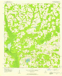 Grooverville Georgia Historical topographic map, 1:24000 scale, 7.5 X 7.5 Minute, Year 1956