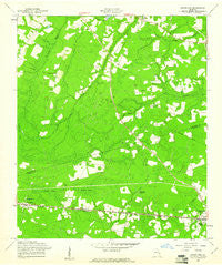 Groveland Georgia Historical topographic map, 1:24000 scale, 7.5 X 7.5 Minute, Year 1958