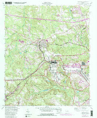 Grovetown Georgia Historical topographic map, 1:24000 scale, 7.5 X 7.5 Minute, Year 1957
