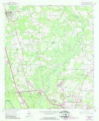 Hahira East Georgia Historical topographic map, 1:24000 scale, 7.5 X 7.5 Minute, Year 1961