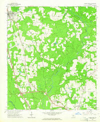 Hahira East Georgia Historical topographic map, 1:24000 scale, 7.5 X 7.5 Minute, Year 1961