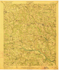 Harlem Georgia Historical topographic map, 1:62500 scale, 15 X 15 Minute, Year 1922