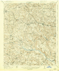 Harlem Georgia Historical topographic map, 1:62500 scale, 15 X 15 Minute, Year 1922