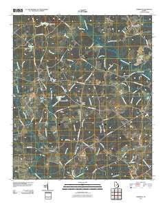 Harrison Georgia Historical topographic map, 1:24000 scale, 7.5 X 7.5 Minute, Year 2011