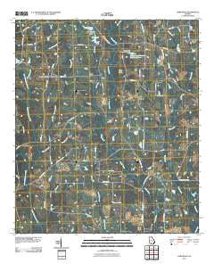 Hartsfield Georgia Historical topographic map, 1:24000 scale, 7.5 X 7.5 Minute, Year 2011