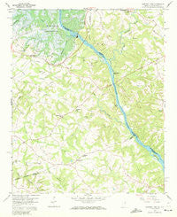 Hartwell Dam Georgia Historical topographic map, 1:24000 scale, 7.5 X 7.5 Minute, Year 1959