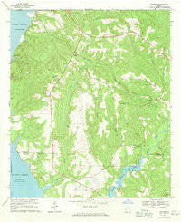 Hatcher Georgia Historical topographic map, 1:24000 scale, 7.5 X 7.5 Minute, Year 1967