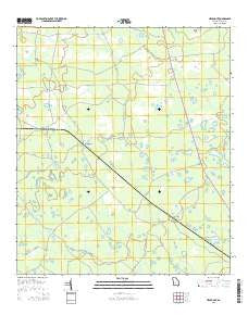 Headlight Georgia Current topographic map, 1:24000 scale, 7.5 X 7.5 Minute, Year 2014