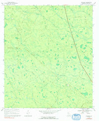 Headlight Georgia Historical topographic map, 1:24000 scale, 7.5 X 7.5 Minute, Year 1968