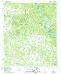Heardmont Georgia Historical topographic map, 1:24000 scale, 7.5 X 7.5 Minute, Year 1964