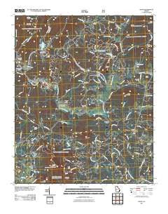 Helen Georgia Historical topographic map, 1:24000 scale, 7.5 X 7.5 Minute, Year 2011