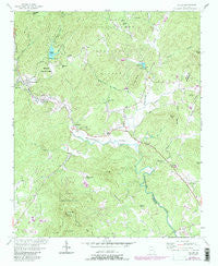 Helen Georgia Historical topographic map, 1:24000 scale, 7.5 X 7.5 Minute, Year 1957