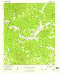 Helen Georgia Historical topographic map, 1:24000 scale, 7.5 X 7.5 Minute, Year 1957