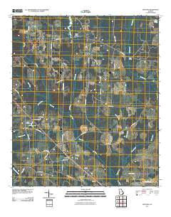 Hentown Georgia Historical topographic map, 1:24000 scale, 7.5 X 7.5 Minute, Year 2011