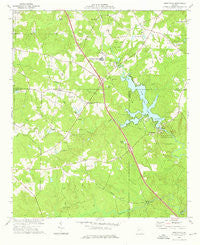 High Falls Georgia Historical topographic map, 1:24000 scale, 7.5 X 7.5 Minute, Year 1973