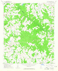 High Shoals Georgia Historical topographic map, 1:24000 scale, 7.5 X 7.5 Minute, Year 1964