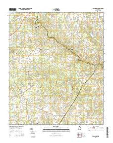 High Shoals Georgia Current topographic map, 1:24000 scale, 7.5 X 7.5 Minute, Year 2014