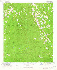 Hillsboro Georgia Historical topographic map, 1:24000 scale, 7.5 X 7.5 Minute, Year 1964