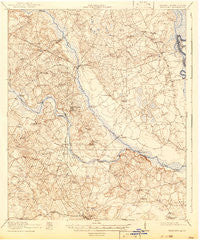 Hilltonia Georgia Historical topographic map, 1:62500 scale, 15 X 15 Minute, Year 1920