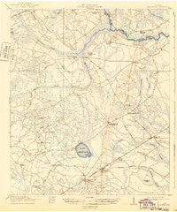 Hinesville Georgia Historical topographic map, 1:62500 scale, 15 X 15 Minute, Year 1918