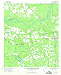 Hoboken West Georgia Historical topographic map, 1:24000 scale, 7.5 X 7.5 Minute, Year 1967