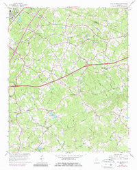 Hog Mountain Georgia Historical topographic map, 1:24000 scale, 7.5 X 7.5 Minute, Year 1964