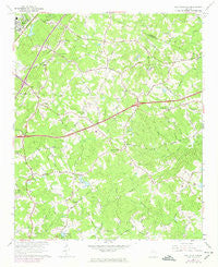 Hog Mountain Georgia Historical topographic map, 1:24000 scale, 7.5 X 7.5 Minute, Year 1964