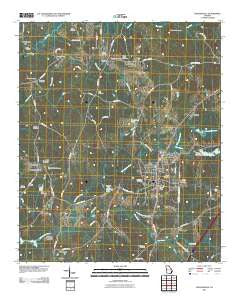 Hogansville Georgia Historical topographic map, 1:24000 scale, 7.5 X 7.5 Minute, Year 2011