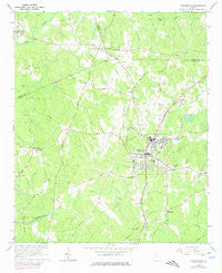 Hogansville Georgia Historical topographic map, 1:24000 scale, 7.5 X 7.5 Minute, Year 1964